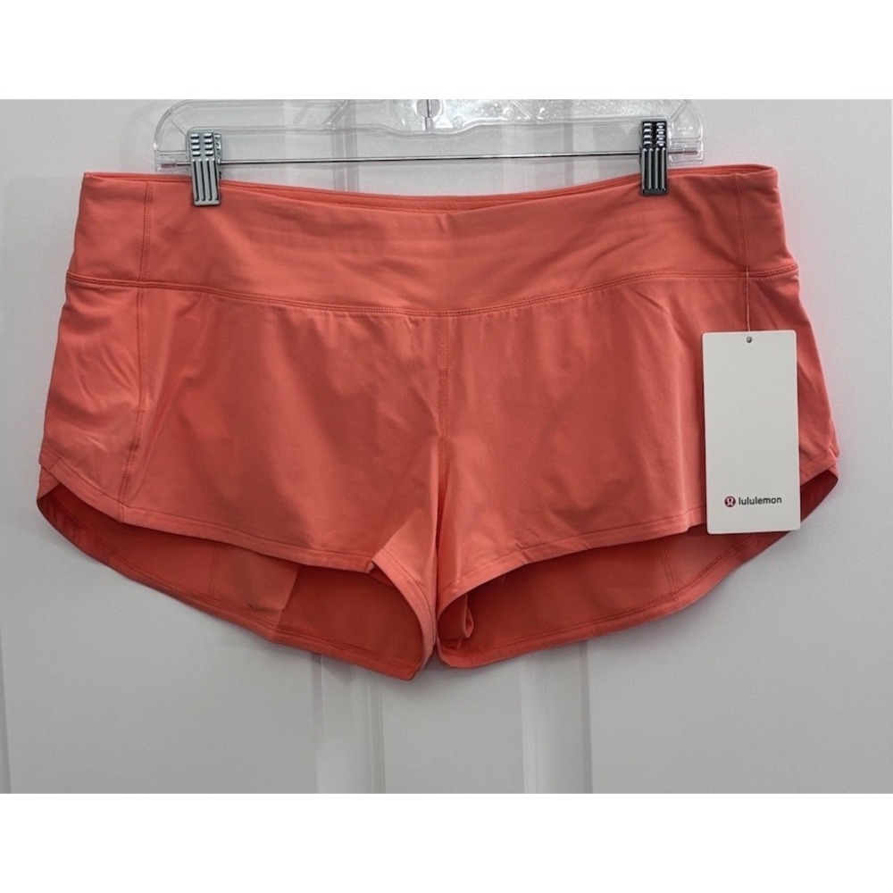 NWT Lululemon Speed Up Low Rise Short 2.5" Lined Size 12 SUNC  Running 0434‎